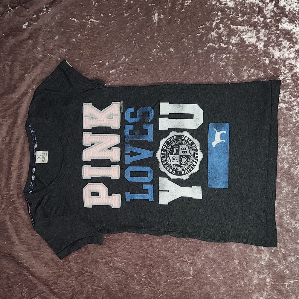 NWOT Vintage Victoria's Secret PINK "Pink Loves You" tee